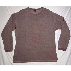 Gramicci Long-Sleeve Mauve Crewneck Sweater Made In USA Mens Size Large